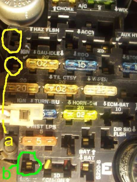 94 Chevy Truck Fuse Block Diagrams