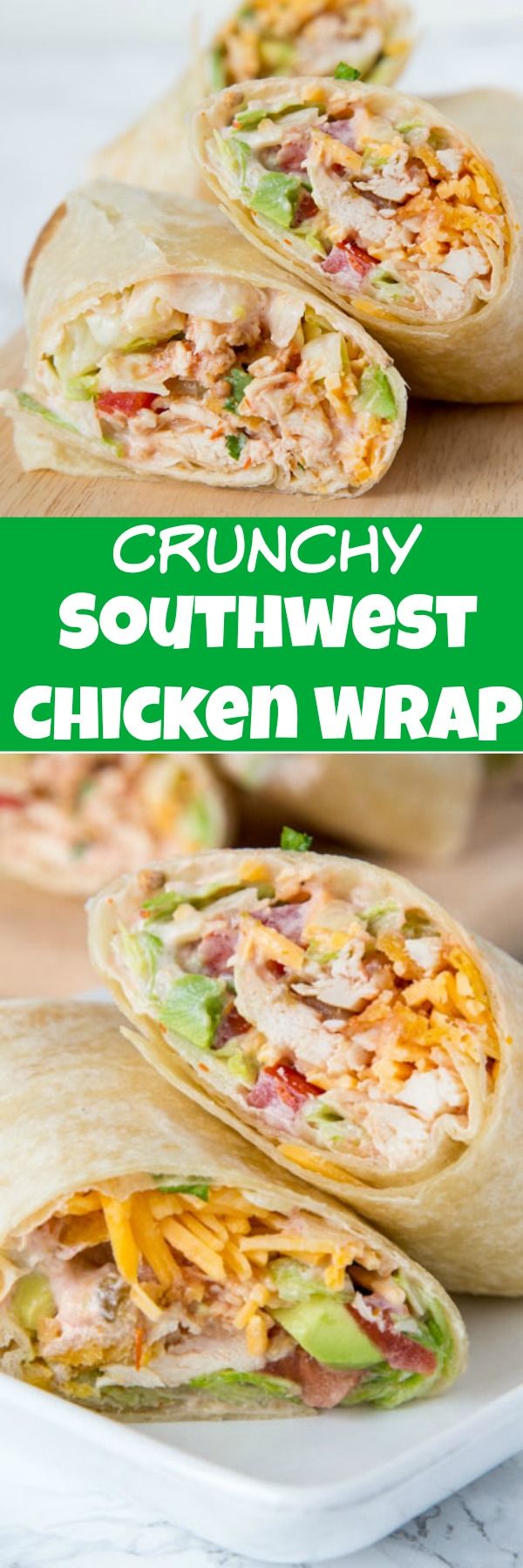 Crunchy Southwestern Chicken Wrap