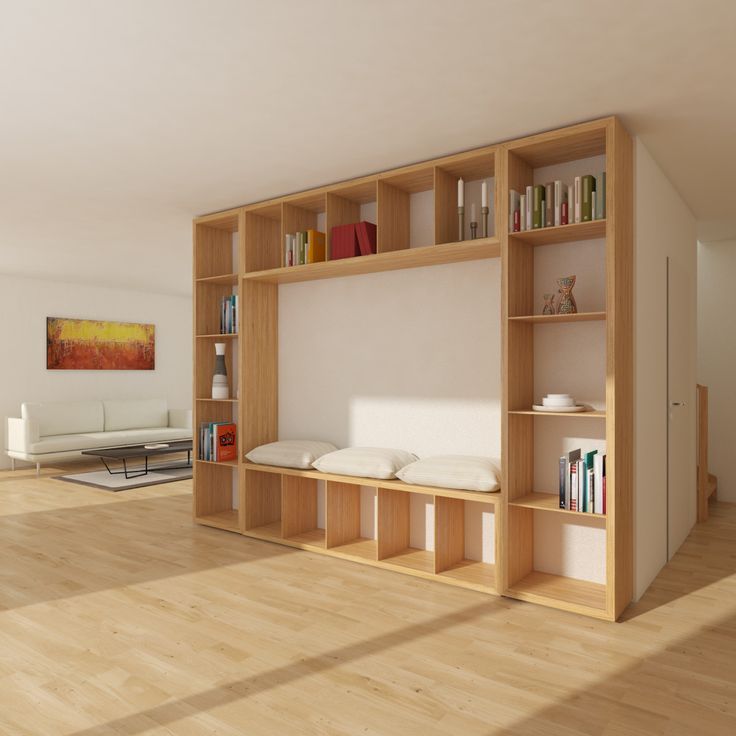 Wohnzimmer Regal Mit Sitzbank Holzhaus Innen Mein Ideenhaus