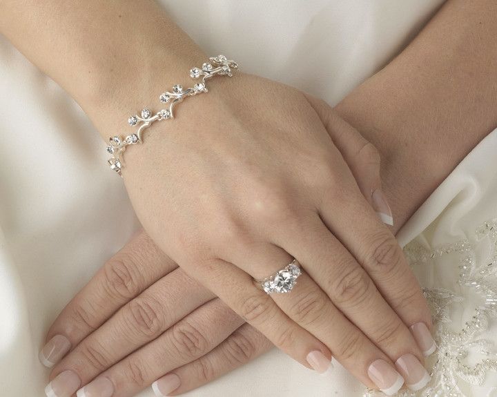 Silver Crystal Wedding Bracelet Agnes Vails Tiaras Crowns And Silver Crystal Wedding Bracelet Agnes The Hair Accessory And Bridal Jewellery Experts Jules