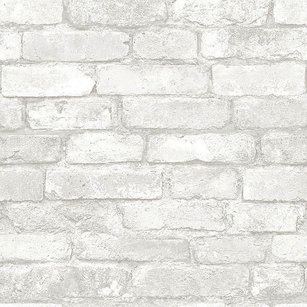 Nuwallpaper Grey And White Brick Peel Stick Wallpaper Walmart Com Brick Effect Wallpaper Removable Brick Wallpaper White Brick Wallpaper
