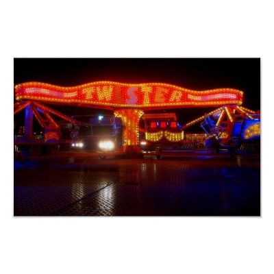 Twister :- A bit of speedy photography needed here as the ride stopped ...