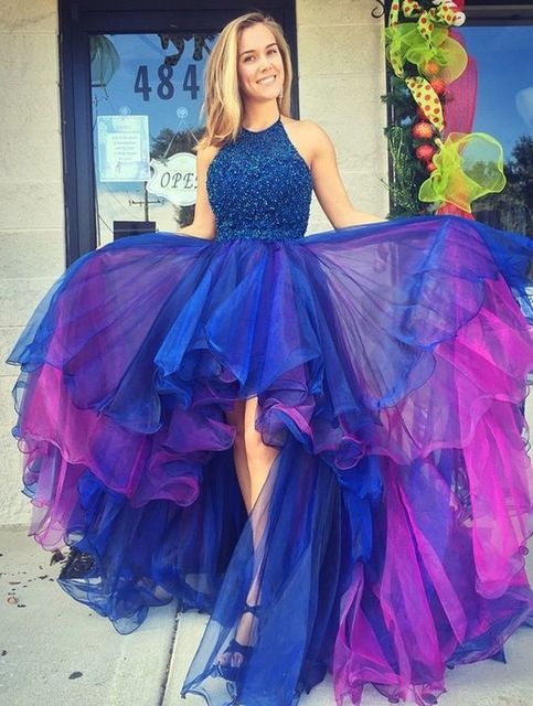 Royal Purple for Prom Sexy Dresses
