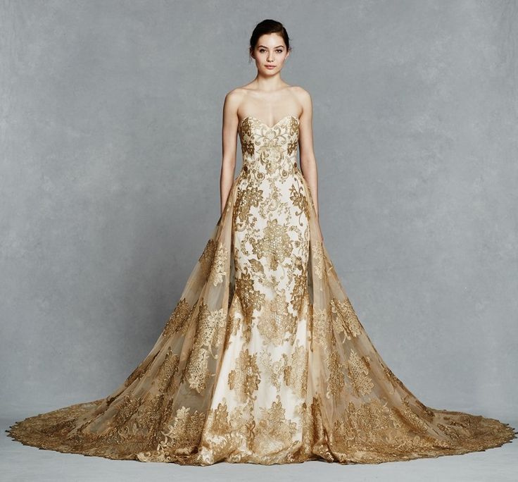 Gold Wedding Dresses