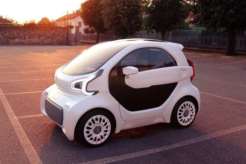 Fractal Ea Magazine Este Pequeño Vehículo Impreso En 3d Cuenta Con 57 Piezas Coche Eléctrico Coche Inteligente Auto Electrico