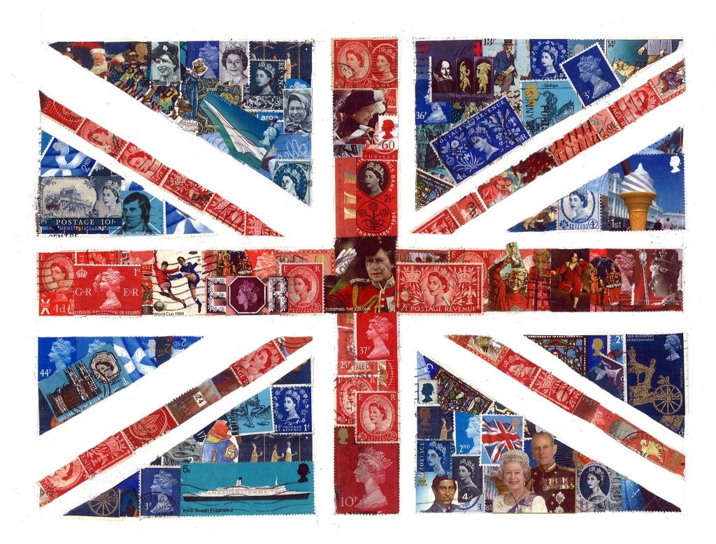 brit flag made of