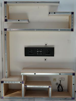 construction originale et simplifiée Assemblage d\u0027une ossature - fabriquer meuble en placo construction originale et simplifiée Assemblage d\u0027une ossature - fabriquer meuble en placo