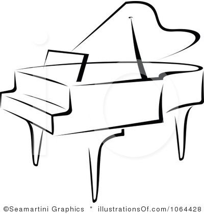 Royalty Free Rf Piano Clipart Illustration By Seamartini
