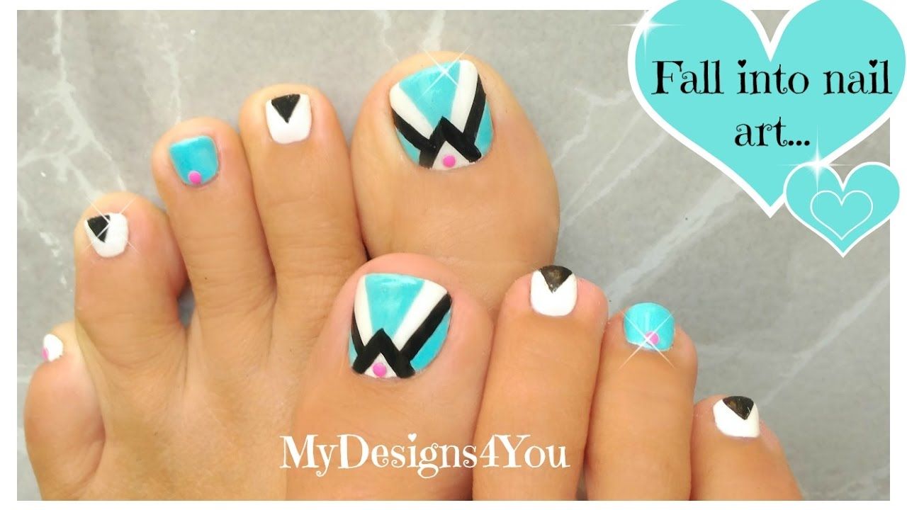 Retro Toenail Art Design Pedicure Nails In 2018 Pinterest Retro Toenail Art Design Pedicure Toe Nail Nails Inspo