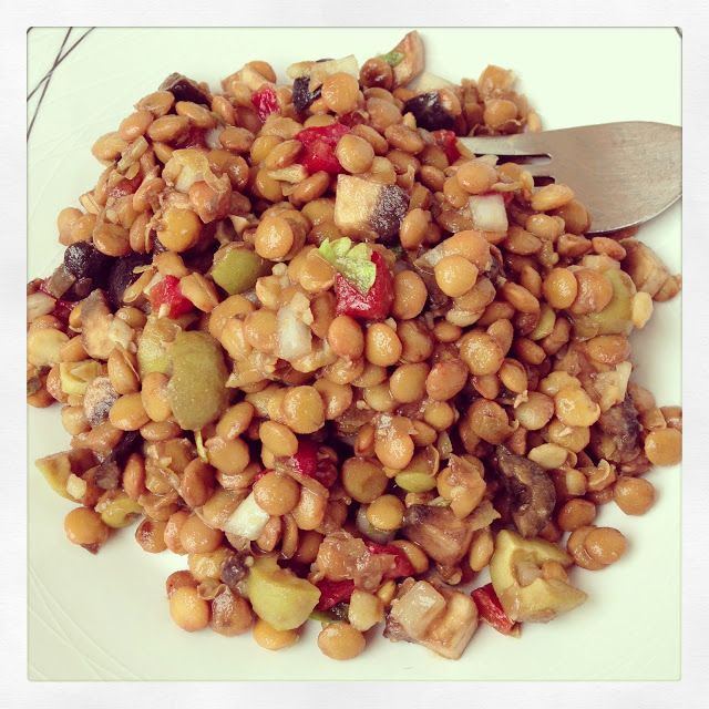 receta ensalada de lentejas para dieta