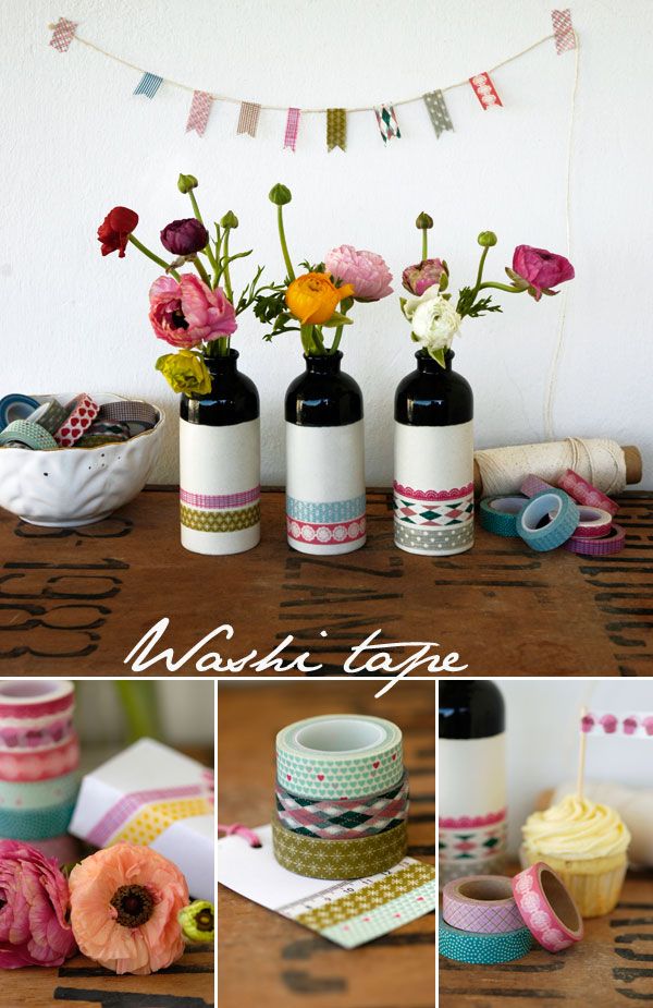 Buenas y creativas tardes ¡Las esperadas ideas para decorar con Washi Tapes ya están aquí!Esta vez se han hecho de rogar un poco.. pero la espera ha merecido la pena ... Washi Tape Crafts, Paper Crafts, Diy Crafts, Washi Tapes, Adult Crafts, Cinta Washi Tape, Masking Tape, Duct Tape, Creation Deco