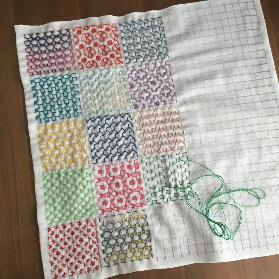 Download Pin by Lillian Abelson on Creative Arts and Crafts | Sashiko embroidery, Japanese embroidery ...