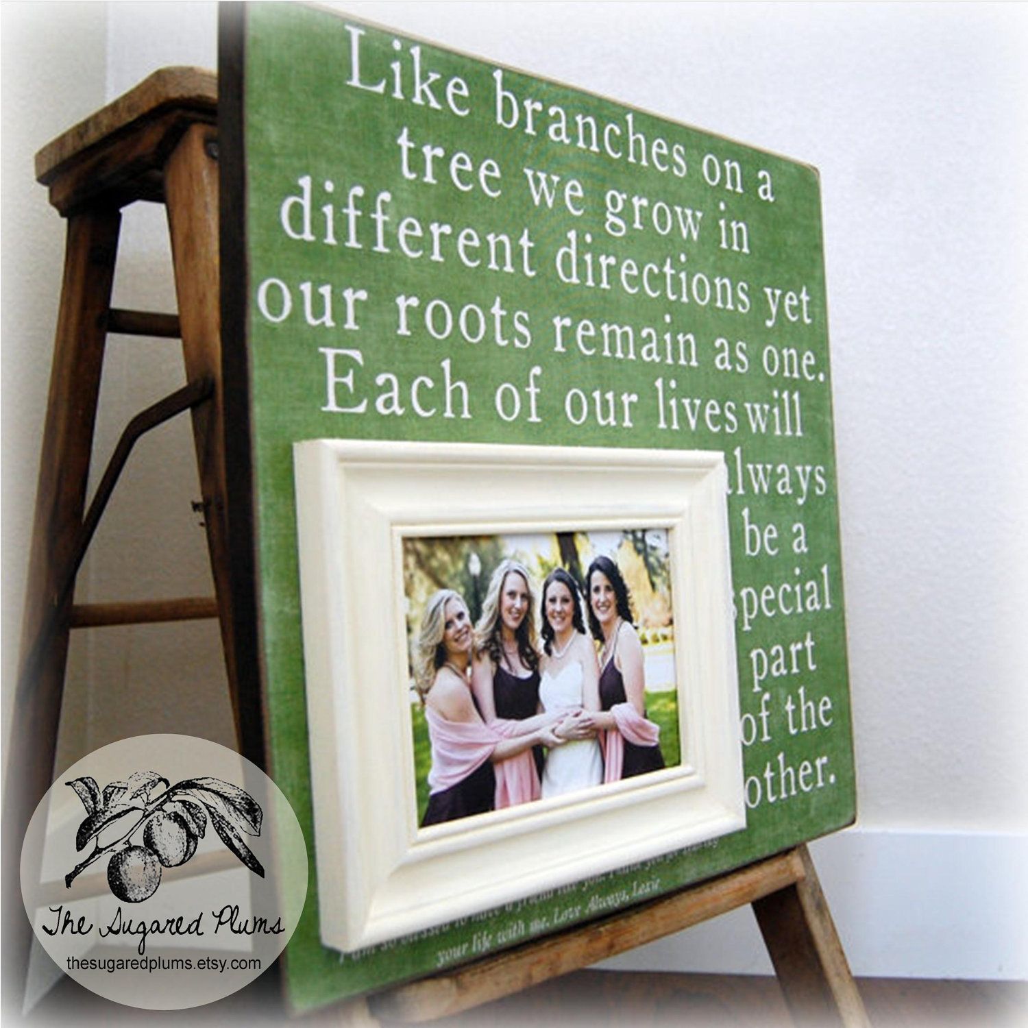Sister Frame Bridesmaid Maid Of Honor Sorority Best Friend Sister Frame Bridesmaid Maid Of Honor Sorority By Thesugaredplums 75 00
