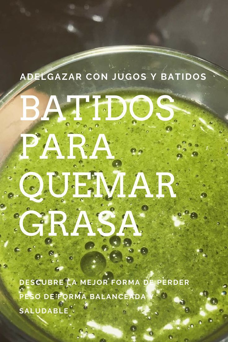 El mejor batido para quemar grasa
