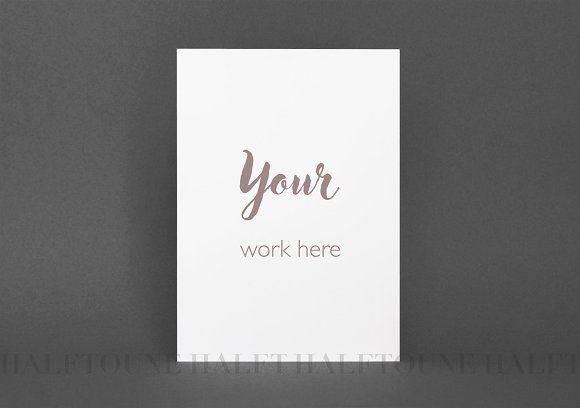 Download 5x7 Minimalistic Invitation Mockup | Mockup free psd ...