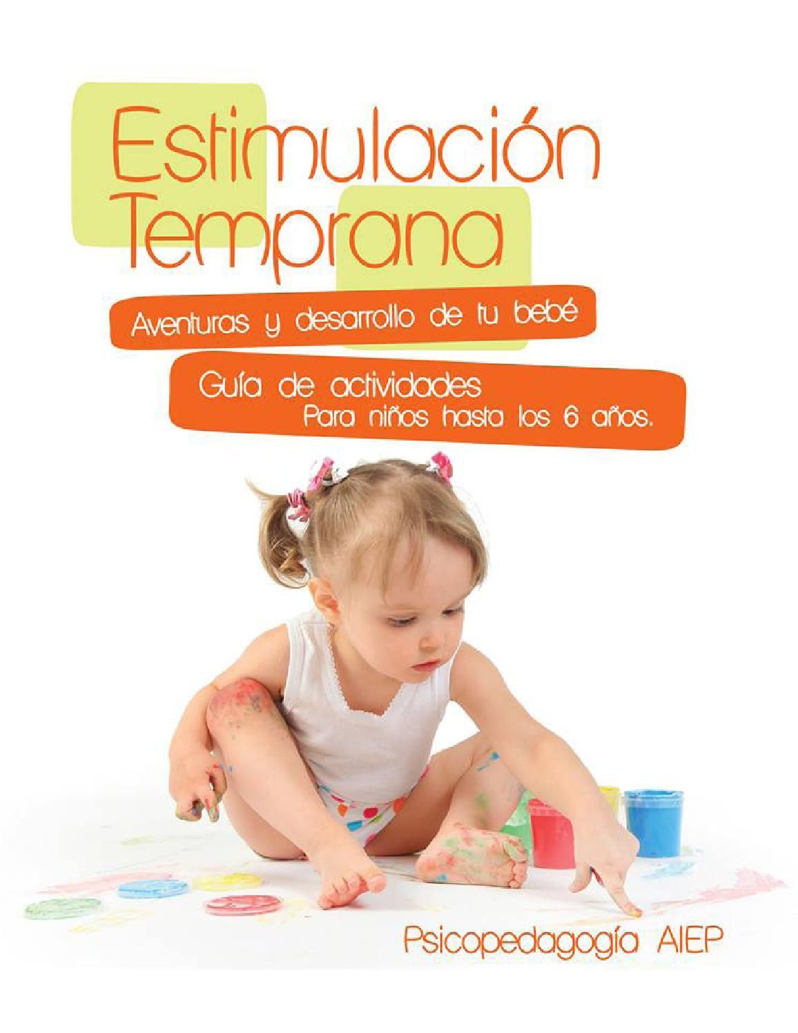 Cuadernillo Estimulacion Temprana Toddler Education Infant Activities Baby Learning