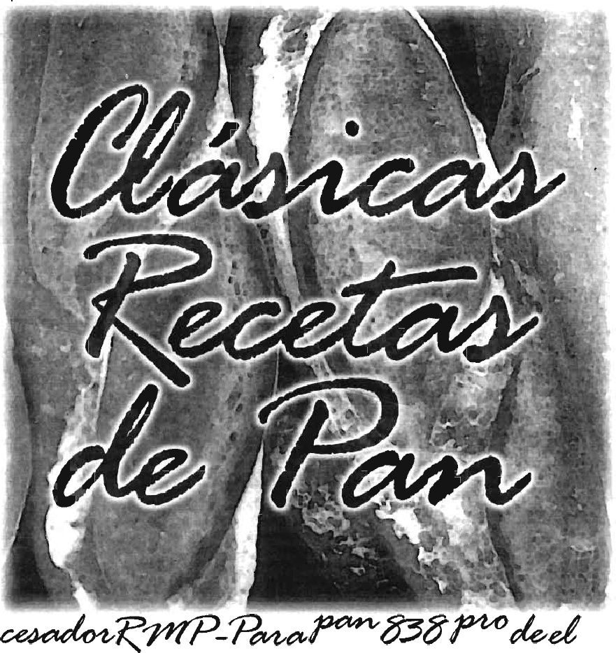 recetario maquina de hacer pan nex