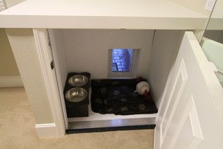 creative hidden indoor outdoor dog kennel made a little bigger and