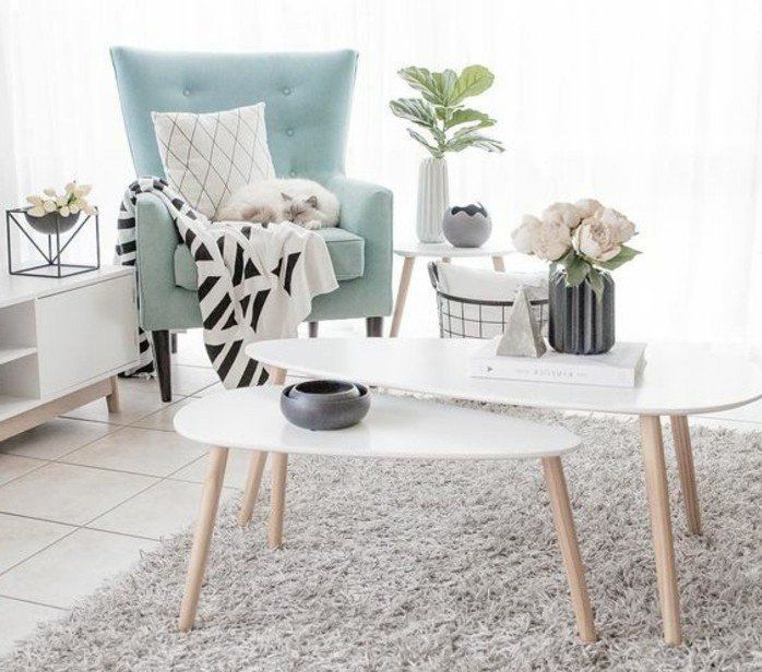 Un salon en gris et blanc, c\'est chic! Voilà 82 photos qui en ... Un salon en gris et blanc, c\'est chic! Voilà 82 photos qui en ...