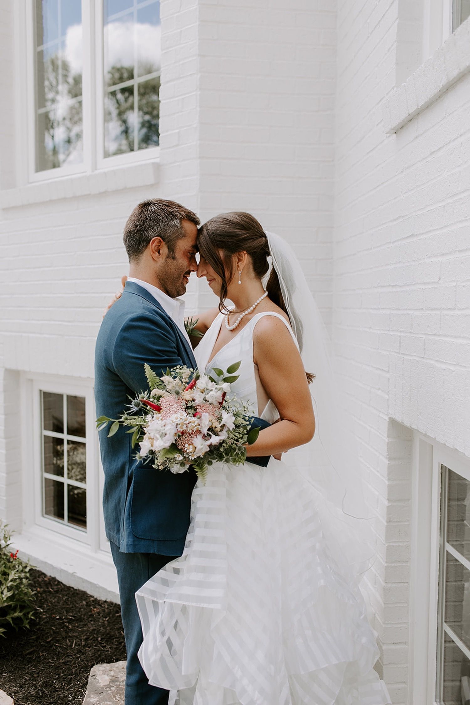 Backyard Wedding in Carmel Indiana including backyard wedding reception, ceremony, wedding details and bride and groom fashion by Emily Wehner, Indiana wedding photographer Wedding Hair Inspiration, Elopement Inspiration, Wedding Photography Poses, Wedding Photography Inspiration, Wedding Backyard Reception, Wedding Ceremony, Carmel Indiana, Groom Fashion, Bride And Groom Pictures
