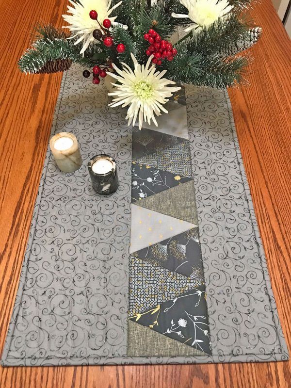 Table Runner - Triangles - Rachel Derstine Designs