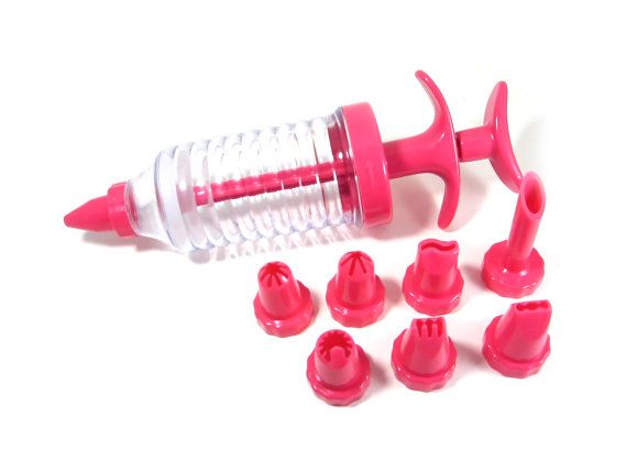 Cream Squeezer Frosting Decorative Syringe With 8 Different Sized Decorating Tips Piping Cream Squeezer Frosting Decorative Syringe With 8 Different Sized Decorating Tips Piping