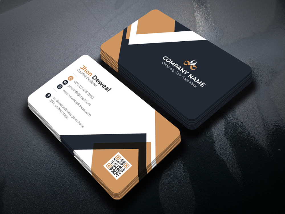 Deweal Business Card Corporate Identity Template #87107 Business Cards Layout, Professional Business Card Design, Corporate Business Card, Business Logo Design, Unique Business Cards Design, Modern Business Cards, Creative Business, Identity Card Design, Corporate Identity Design