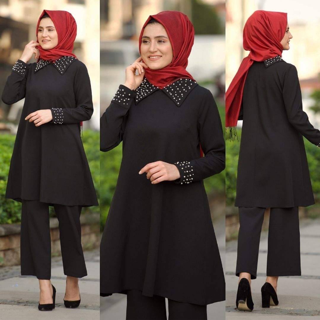 Nurgul Cakir Ada Incili Ikili Takim Siyah Tesettur Ferace Elbise Modelleri 2019 Moda Stilleri Elbise Elbise Modelleri Nurgul Cakir Ada Incili Ikili Takim Siyah Tesettur Ferace Elbise Modelleri 2019 Moda Stilleri Elbise Elbise Modelleri