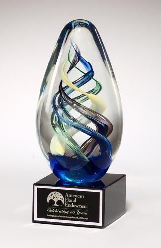 Jungle Wind Art Glass Award Glass Awards Glass Art Glass Artwork