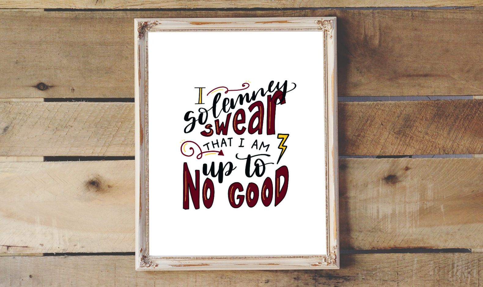 I Solemnly Swear That I Am Up To No Good Wall Stickers