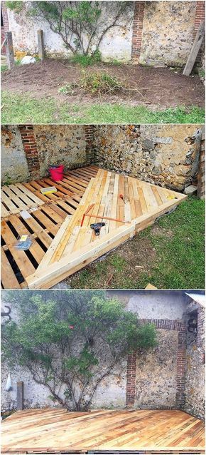 Beste und günstigste Ideen für das Recycling von Holzpaletten #palettengarten