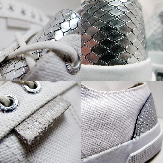 Superga 2750 Cotleanimalu White Silver