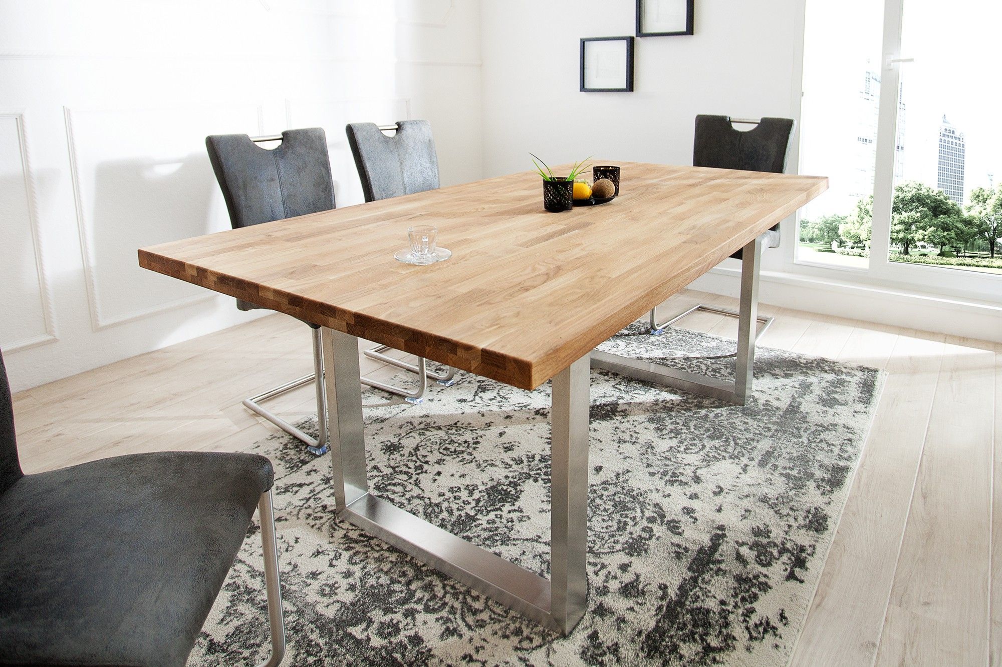 Mesa de Comedor Diseño Moderno Ref Hallan (180x90x78) | Patios 202 ... Mesa de Comedor Diseño Moderno Ref Hallan (180x90x78) | Patios 202 ...