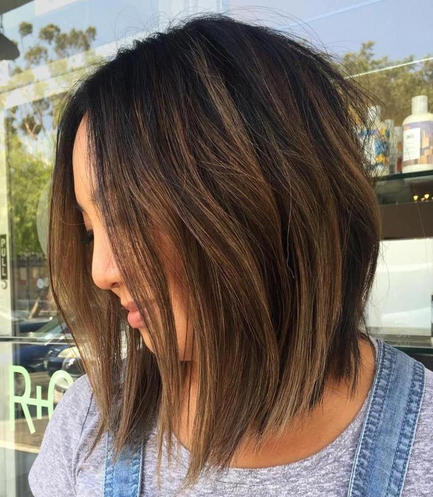 Like this hair mediumlengthblackhairstyles Long bob haircuts, Thick