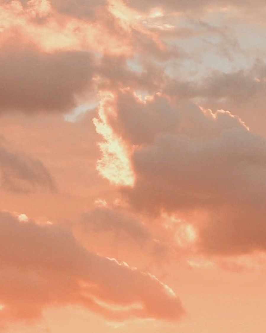 pic Peach Pastel Orange Aesthetic Wallpaper orange aesthetic