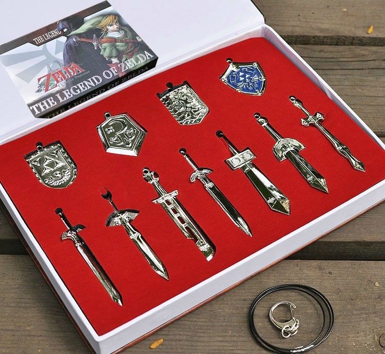 The Legend of Zelda Link Skyward Master Sword Alloy Key Chains Keychain Keyring
