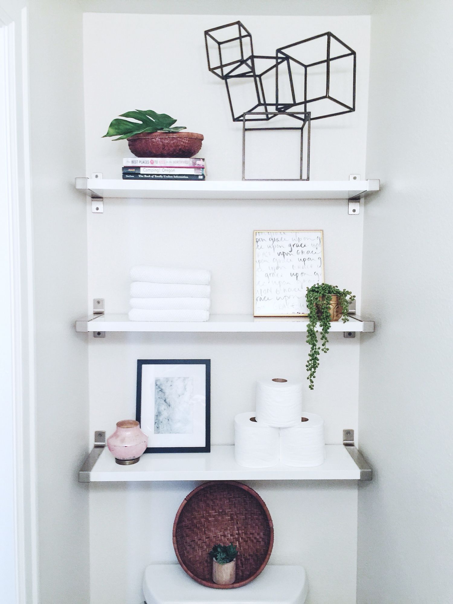 Vesken Shelf Unit White 14 1 8x9x39 3 8 Ikea Bathroom Shelving Unit Rustic Bathroom Shelves Small Bathroom Storage