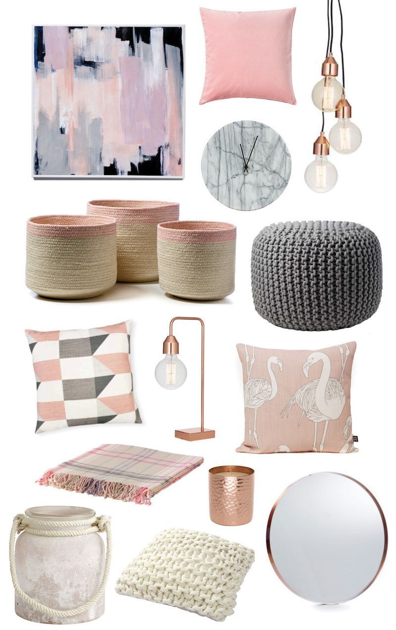 Chambre rose et gris- comment la décorer pour être dans le vent Chambre rose et gris- comment la décorer pour être dans le vent