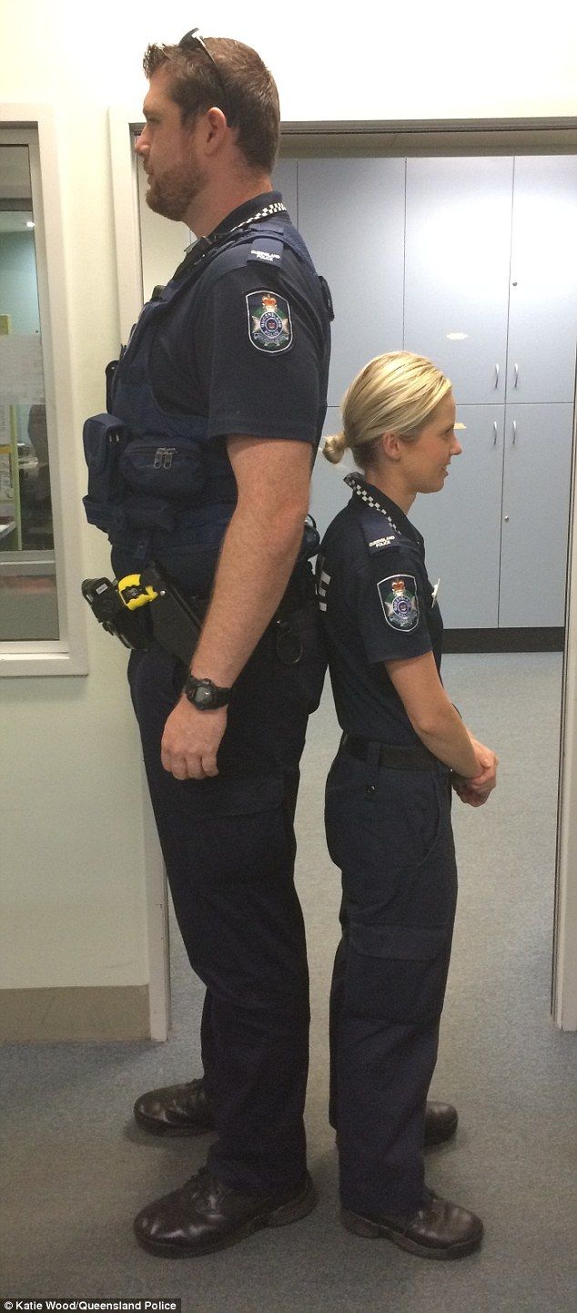 Queensland Police Officers Prove Height Is No Barrier For The Force Queensland Police Officers Prove Height Is No Barrier For The Force