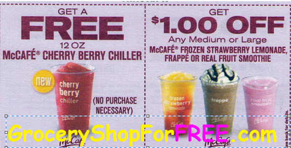 FREE Cherry Berry Chiller At McDonald’s! Mcdonalds coupons, Printable FREE Cherry Berry Chiller At McDonald’s! Mcdonalds coupons, Printable