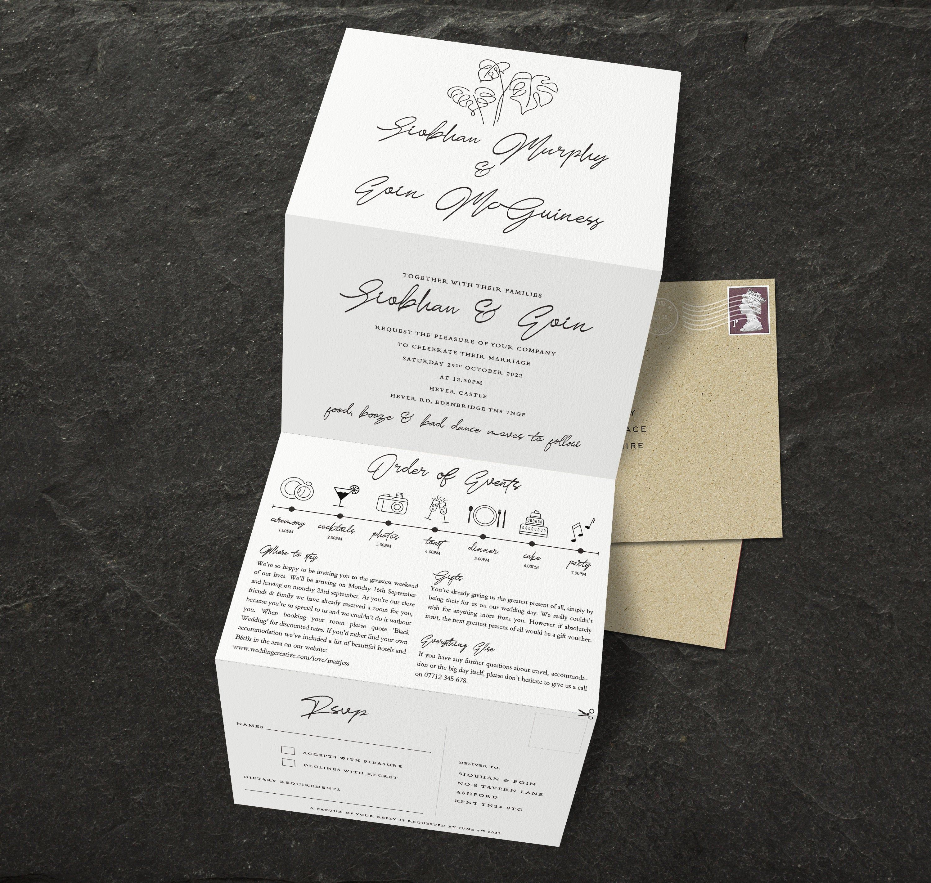Destination Wedding Invitation, Wedding Abroad Invites, Beach Wed… in ...