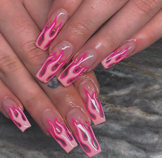 flame nails ππ flame nails ππ