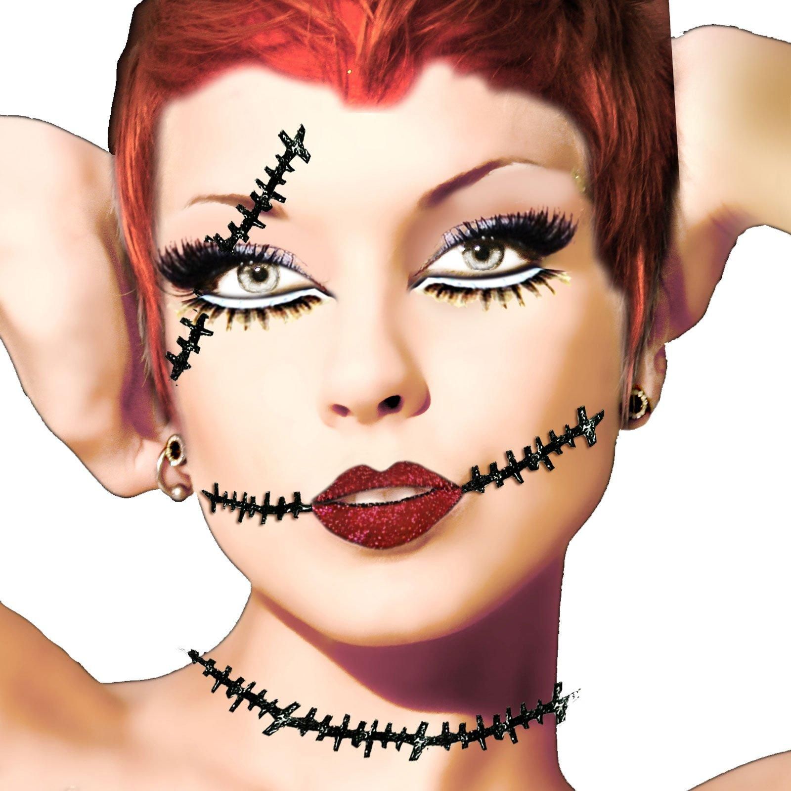 Kaelan Dickinson SCAR MAKEUP for halloween. (weak