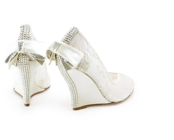 Editor’s Pick: Wedge Wedding Shoes from Aruna Seth | amusements | Pinterest | Wedge wedding shoes Wedding shoes and Weddings