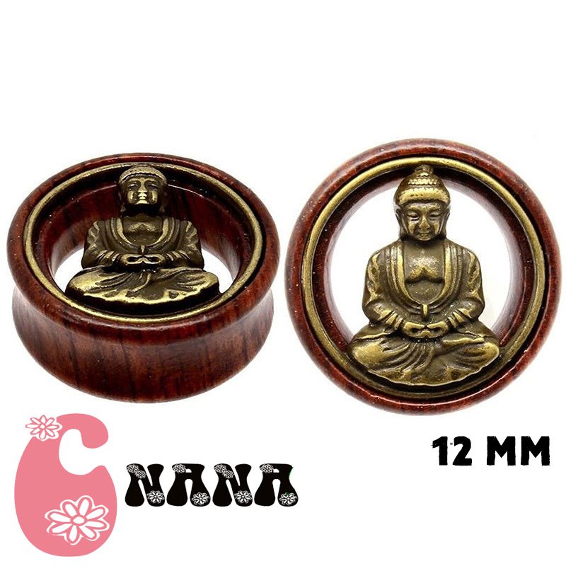 Bois Bouchons d/'oreille Flesh Tunnels Jauges Organic Double évasée Selle piercingsp