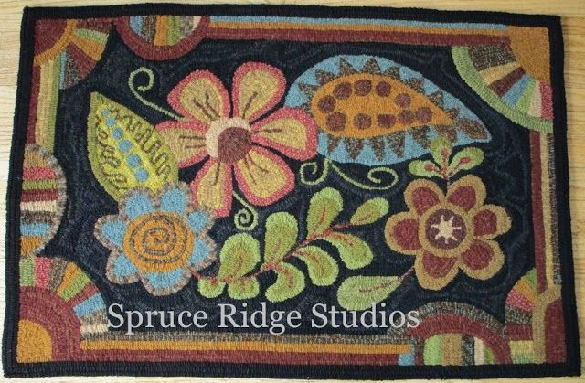 Kris Miller From Spruce Ridge Studios Rug Hooking Patterns Hooked Rugs Primitive Rug Hooking Designs