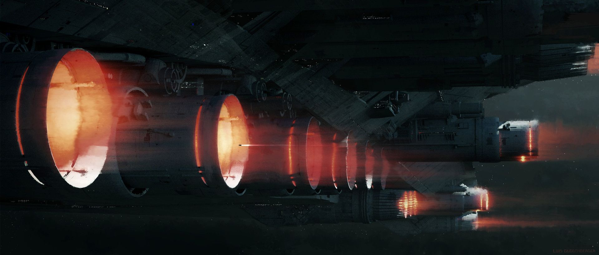 ArtStation - Star Wars: The Last Jedi Supremacy Engine Design, Luis