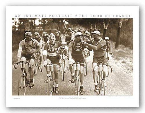 CYCLING ART PRINT The Tour of the /'30s Sports Pressee