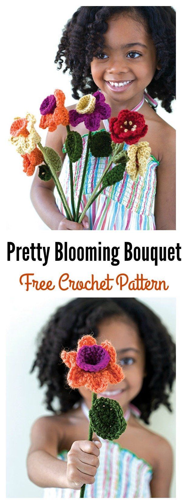 Valentine's Day Crochet Flowers Free Patterns #valentines day crafts decorations crochet patterns Valentine's Day Crochet Flowers Free Patterns #crochetedflowers