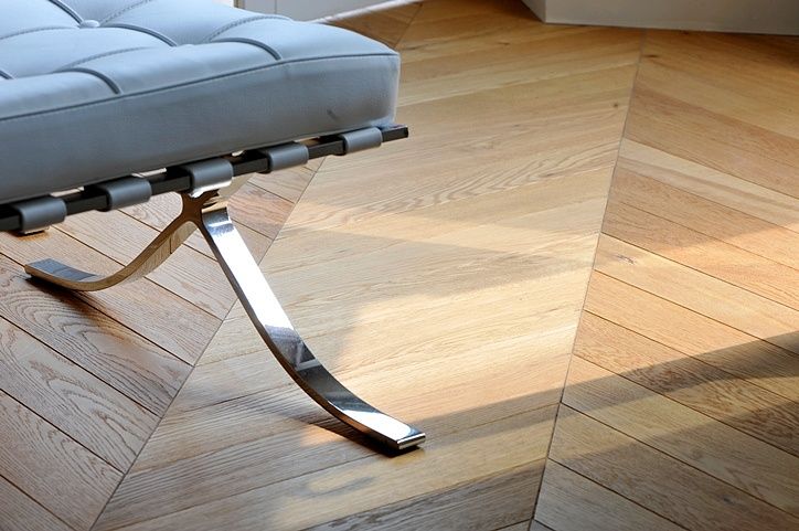 Parquet a spina di pesce ungherese (o francese): il connubio ... Parquet spina francese